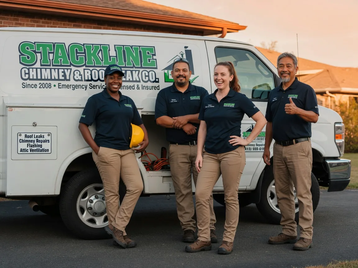 Chimney flashing repair company in Bear Lake, MI